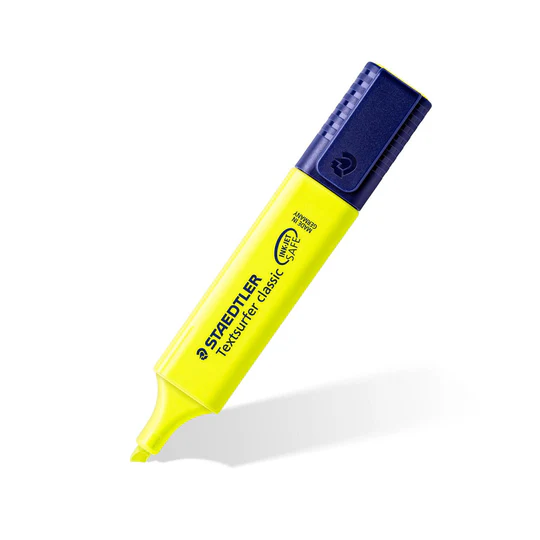 Staedtler Textsurfer Highlighter Bright Yellow 364C100 - Image 2